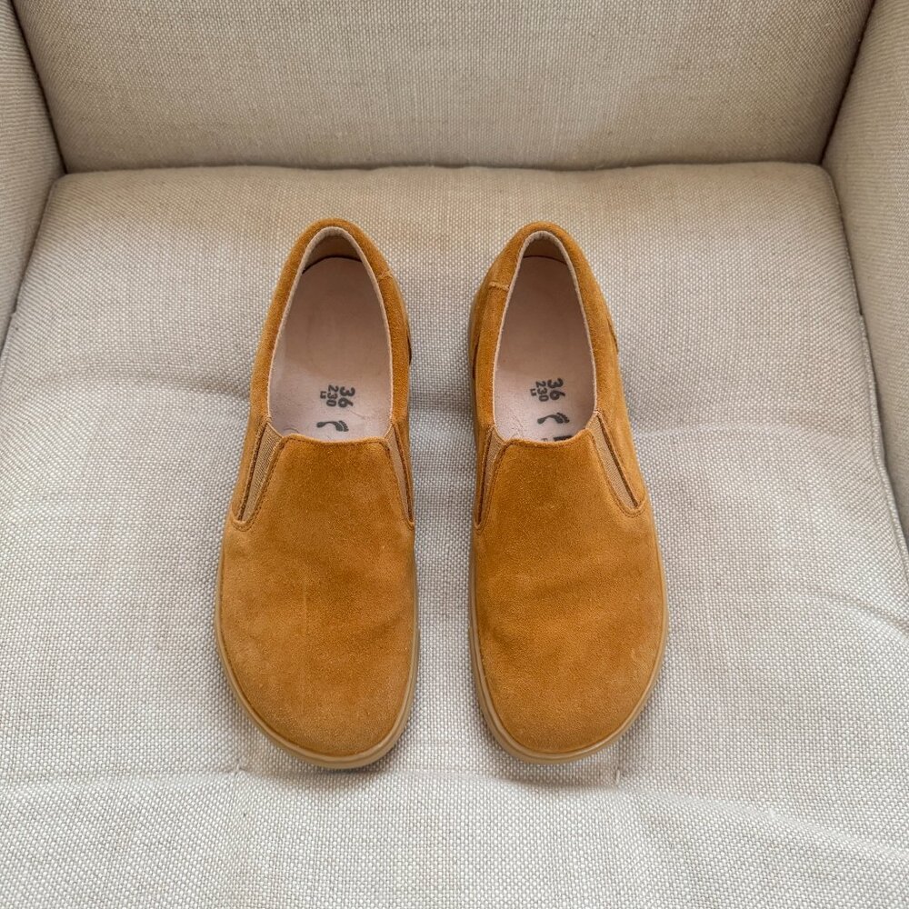 BIRKENSTOCK Oswego Suede Leather Slip-On Shoes - Picture 6 of 16